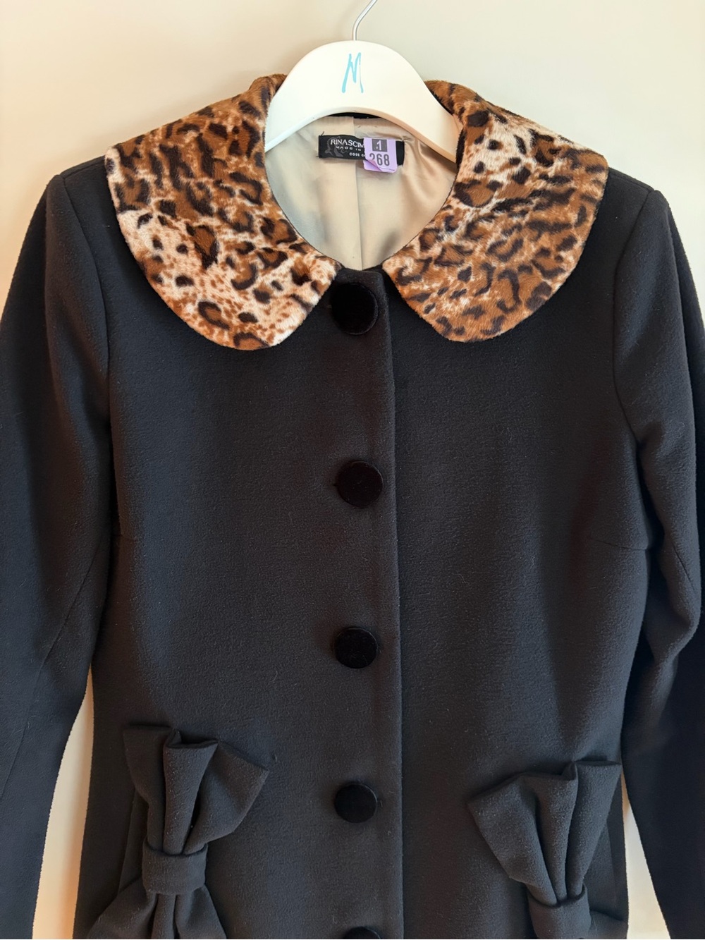 Rinascimento size L 3/4 wool coat - Picture 2 of 13